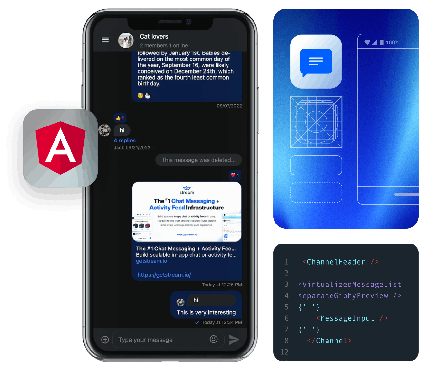 example of angular chat sdk