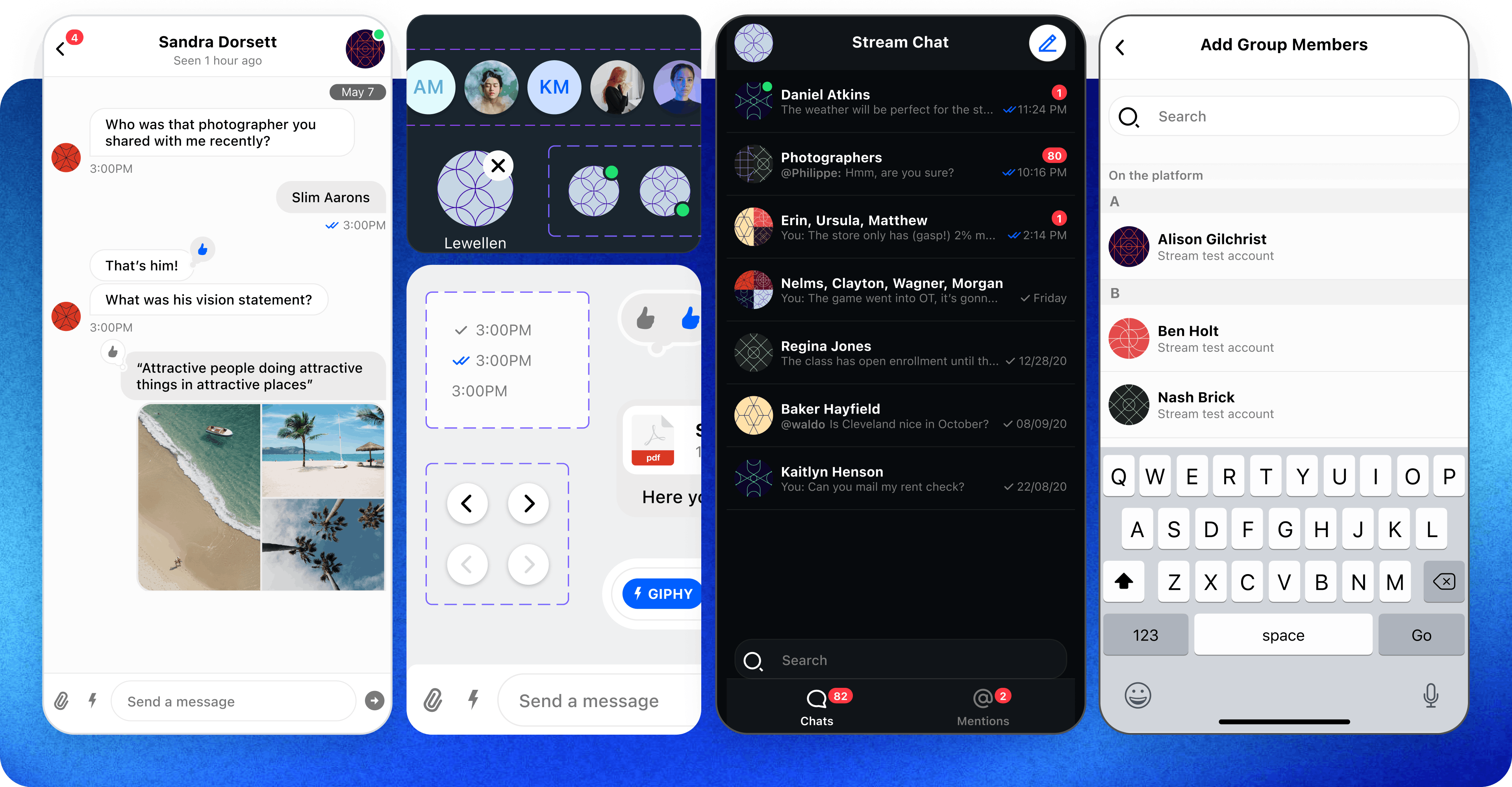 example of mobile chat ui kit